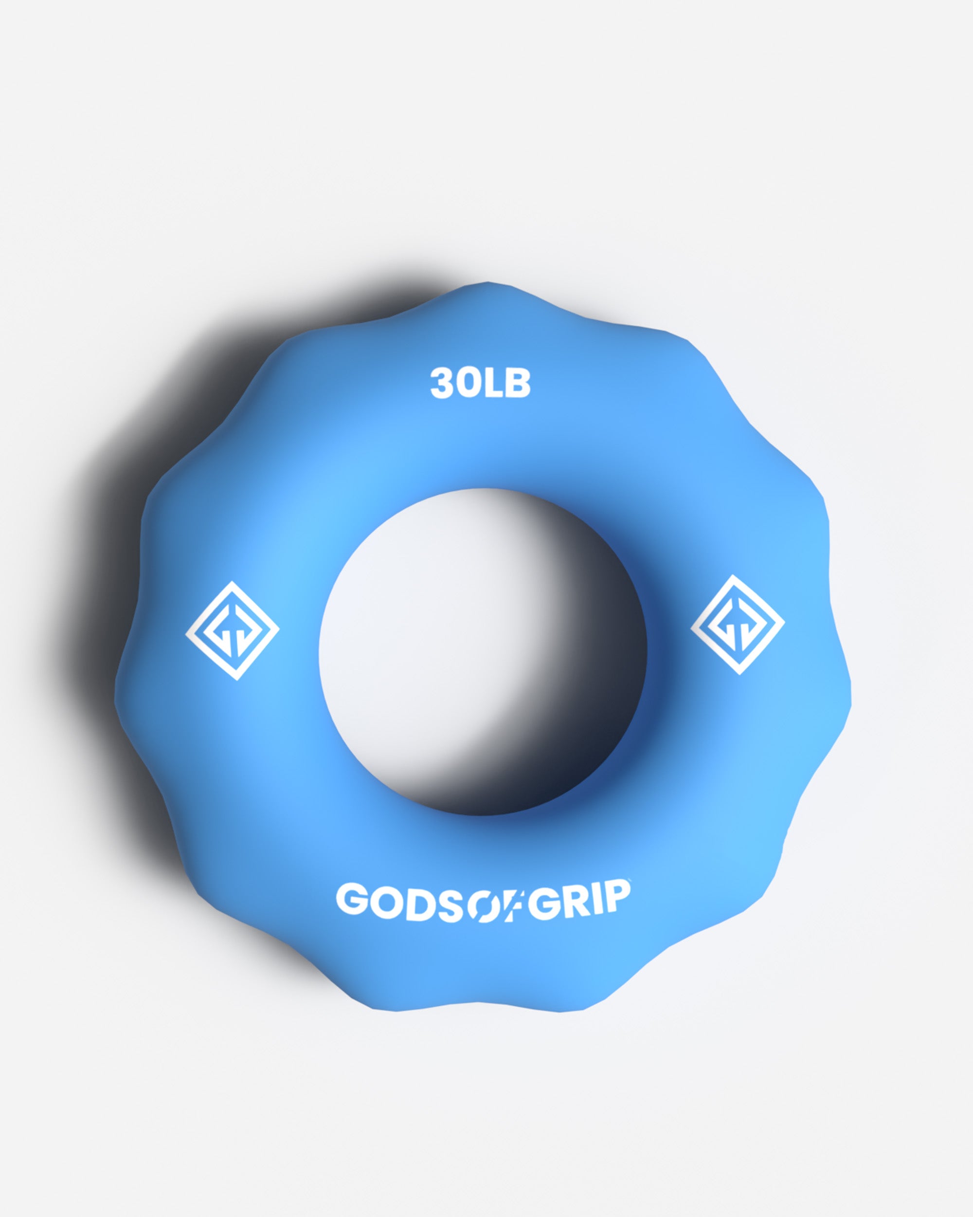 Flower Style Grip Training Ring Blue 30lb