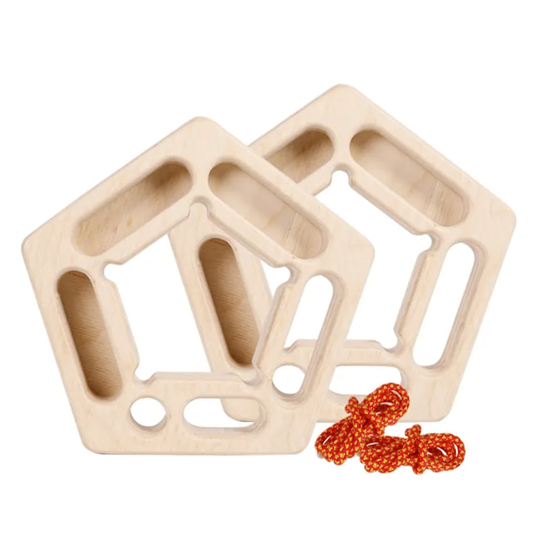 Hex Grip Fingerboard Climbing Tool With Rope