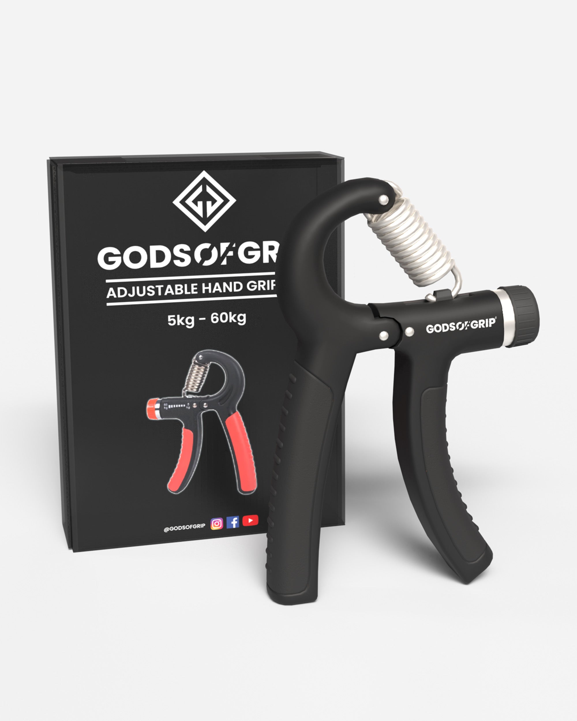 Adjustable Hand Gripper Black