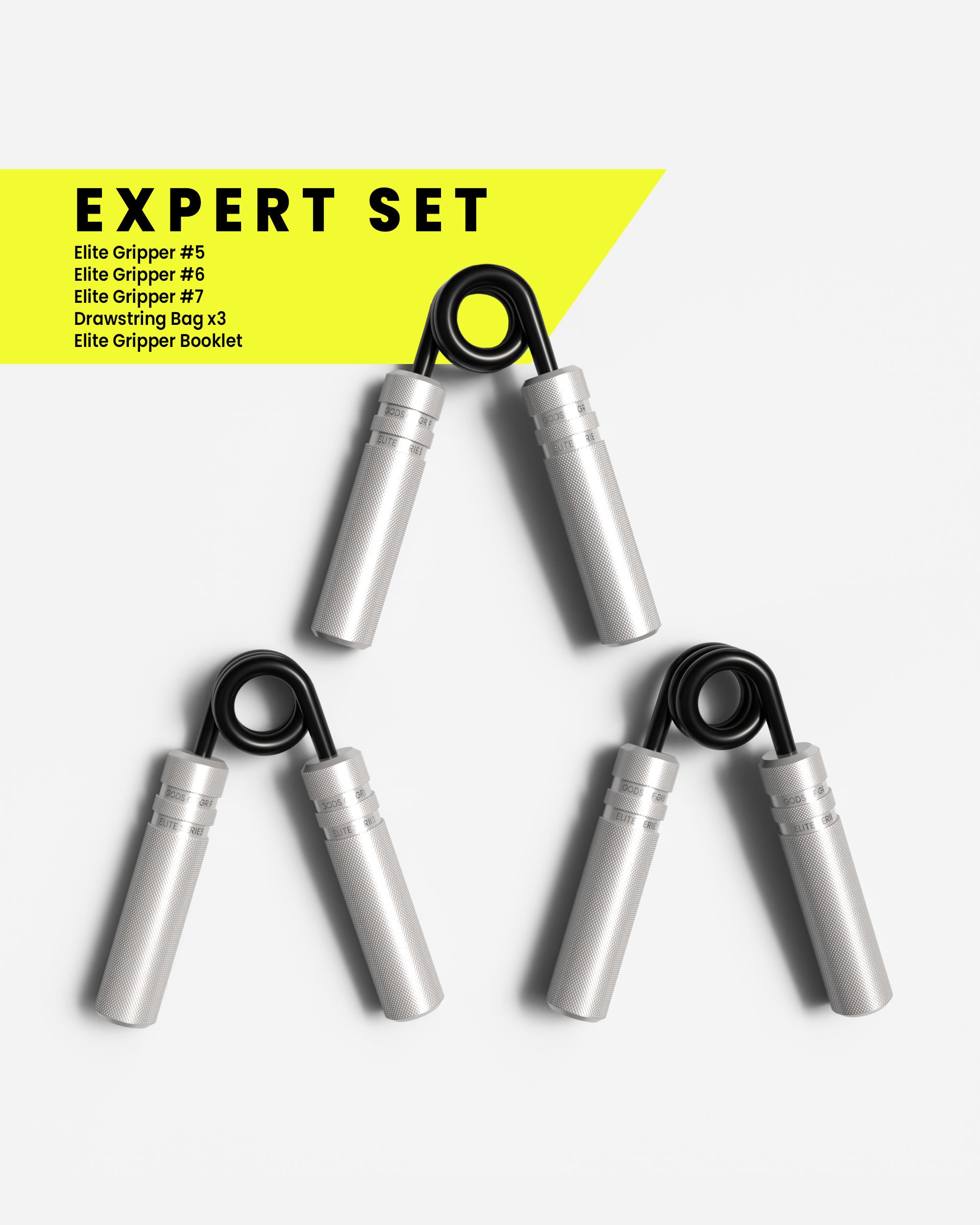Elite Series Hand Grippers Expert Set