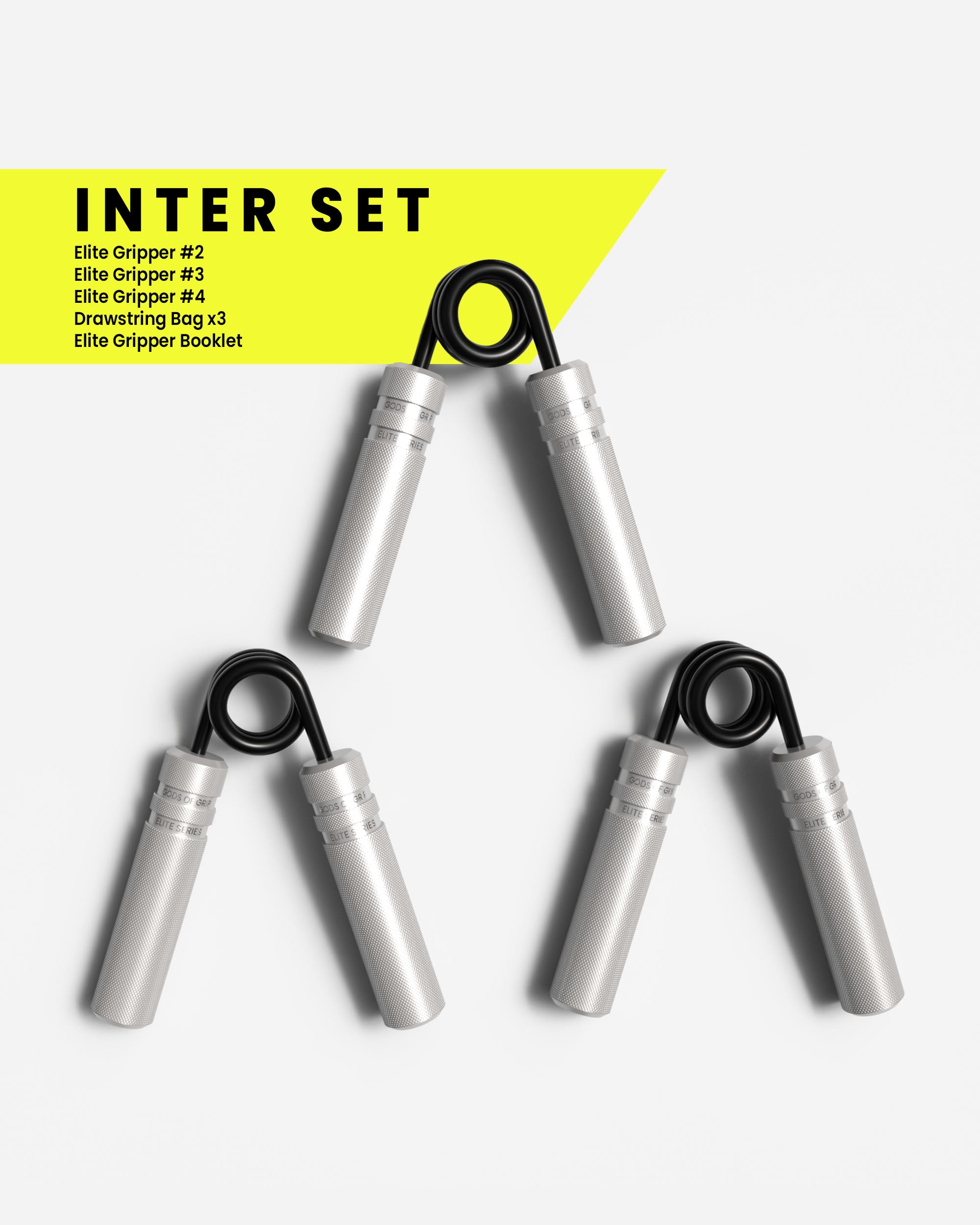 Elite Series Hand Grippers Intermediate Set