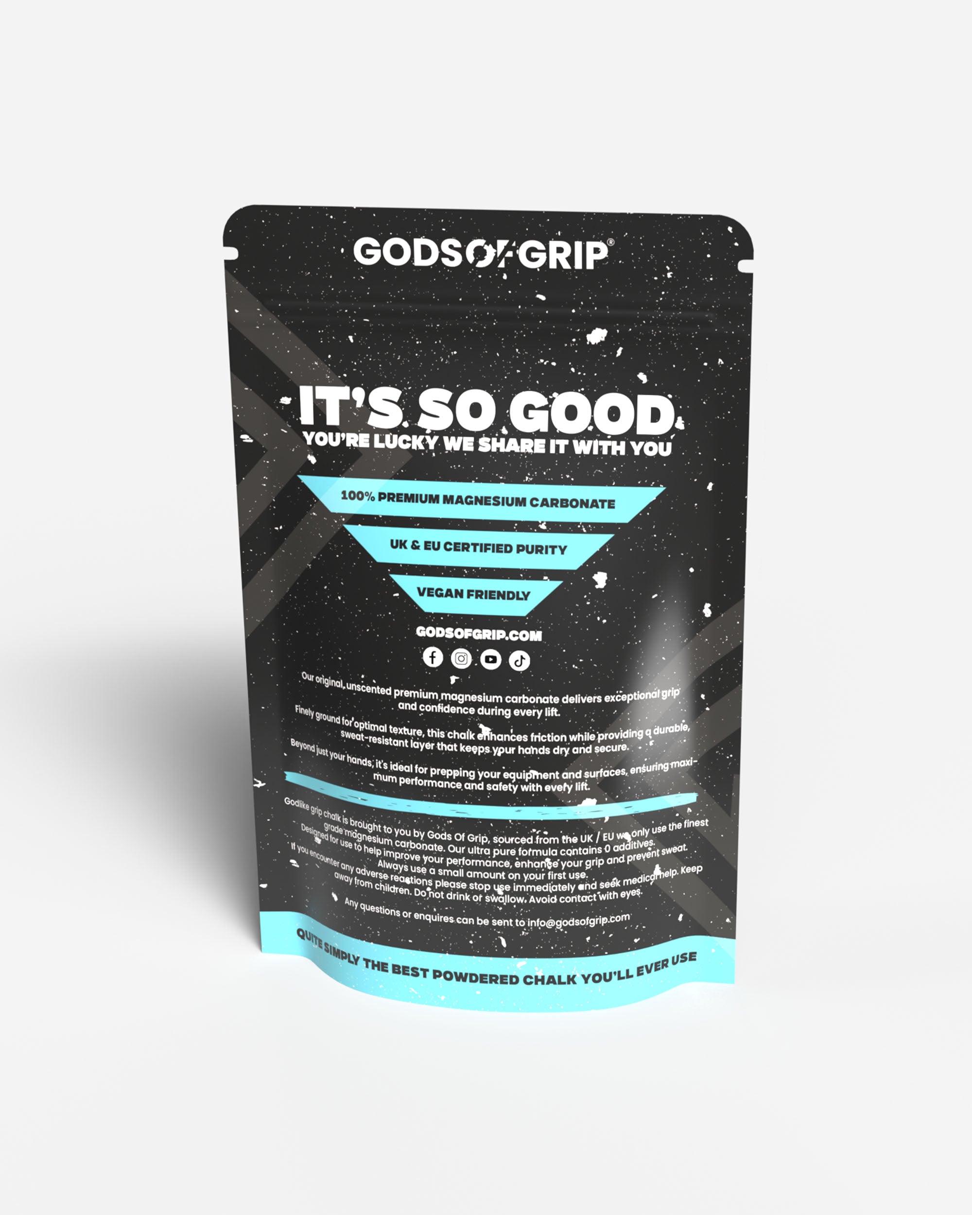 godlike grip chalk bag back