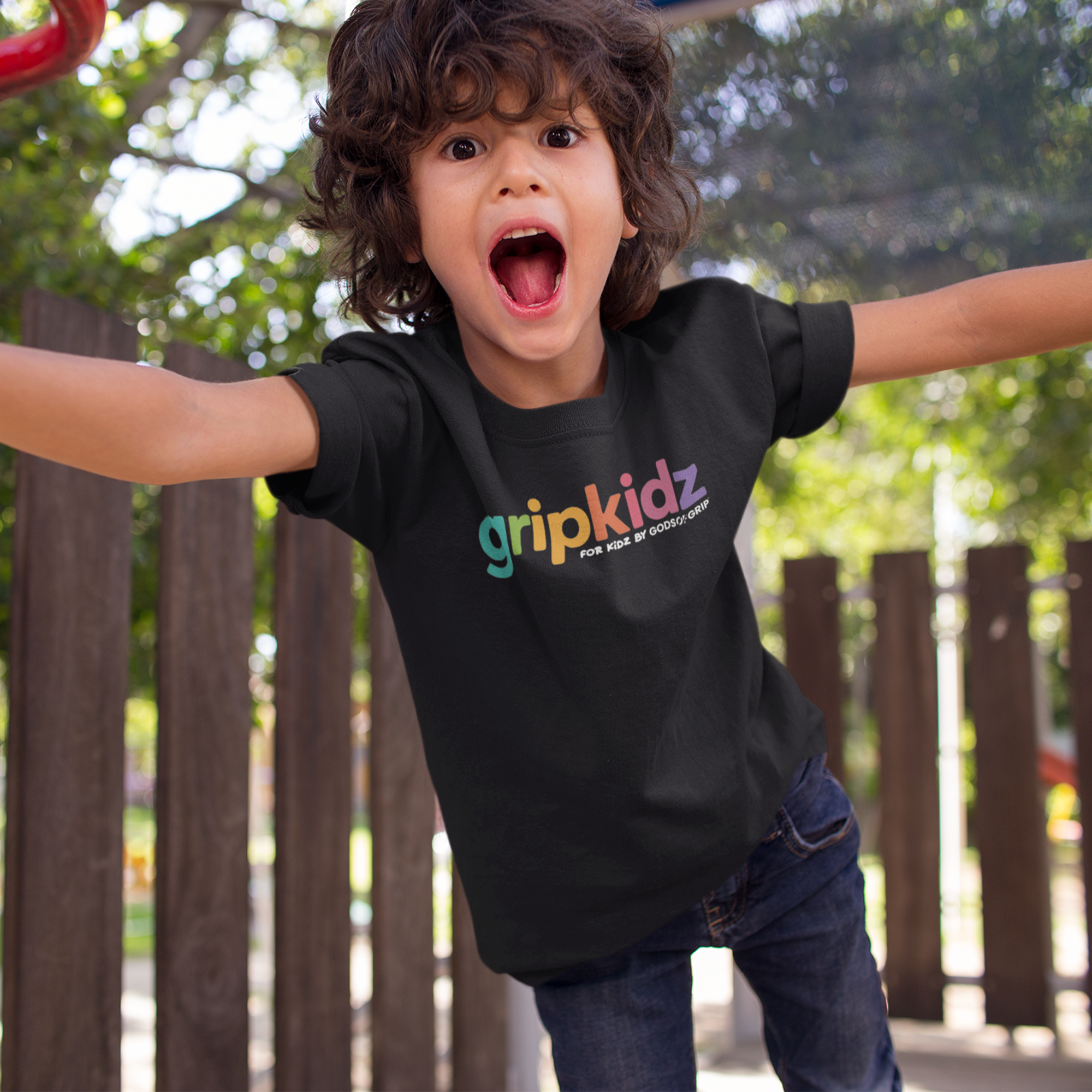 GripKidz - Black T-Shirt