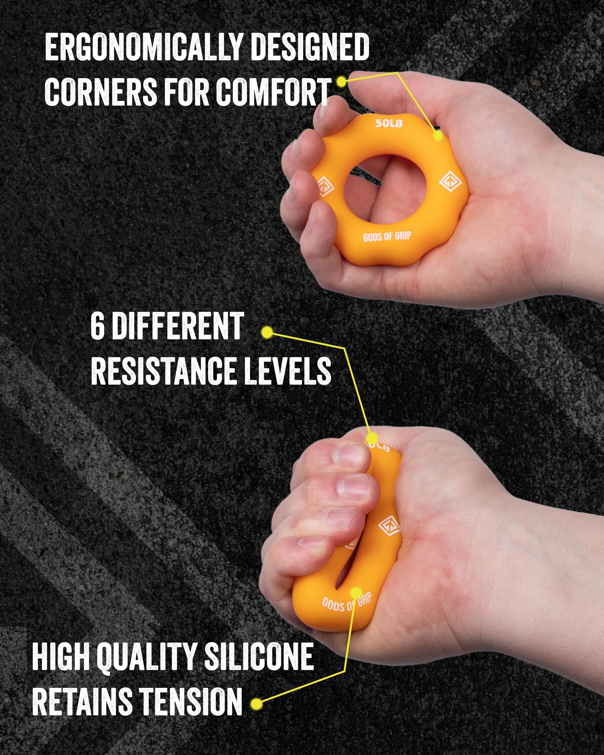 Flower Style Grip Training Ring Info
