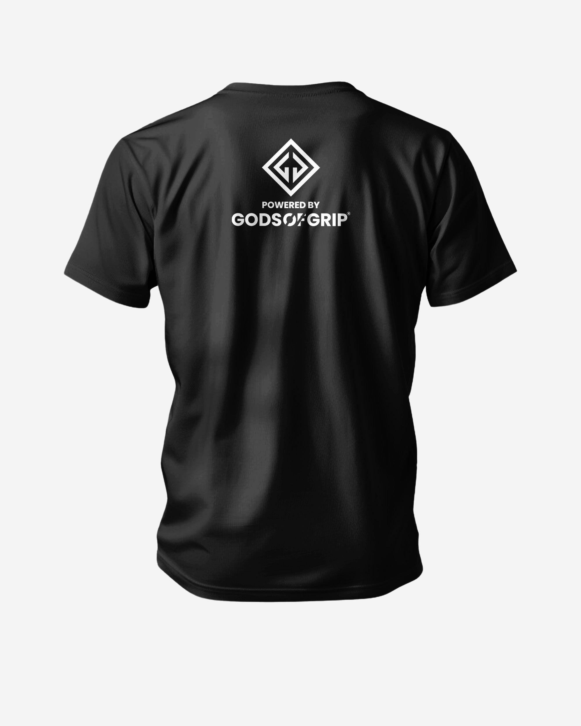 Black Powered By The Gods T-Shirt