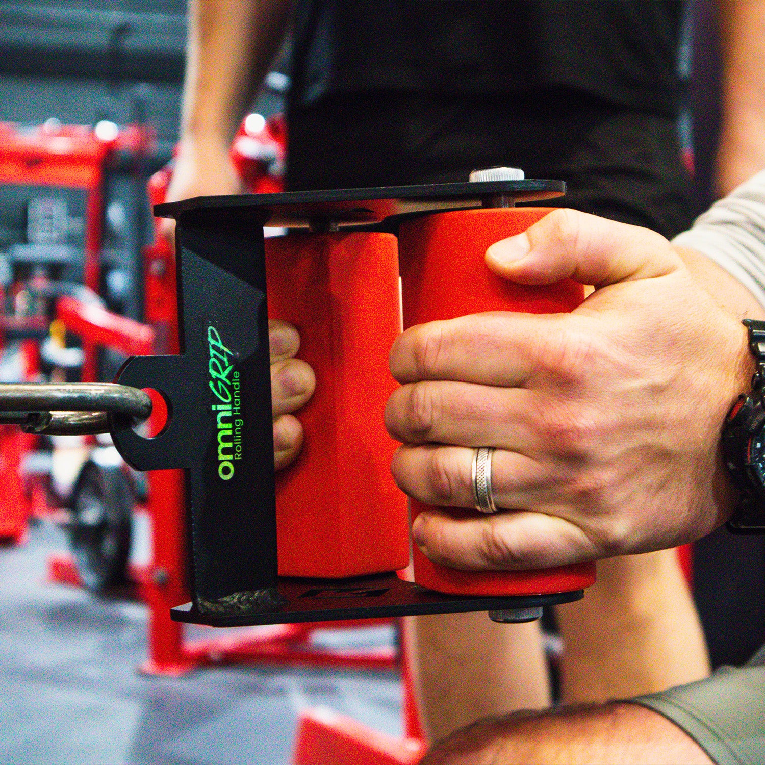 OmniGrip Tube Attachments On Double Rolling Handle