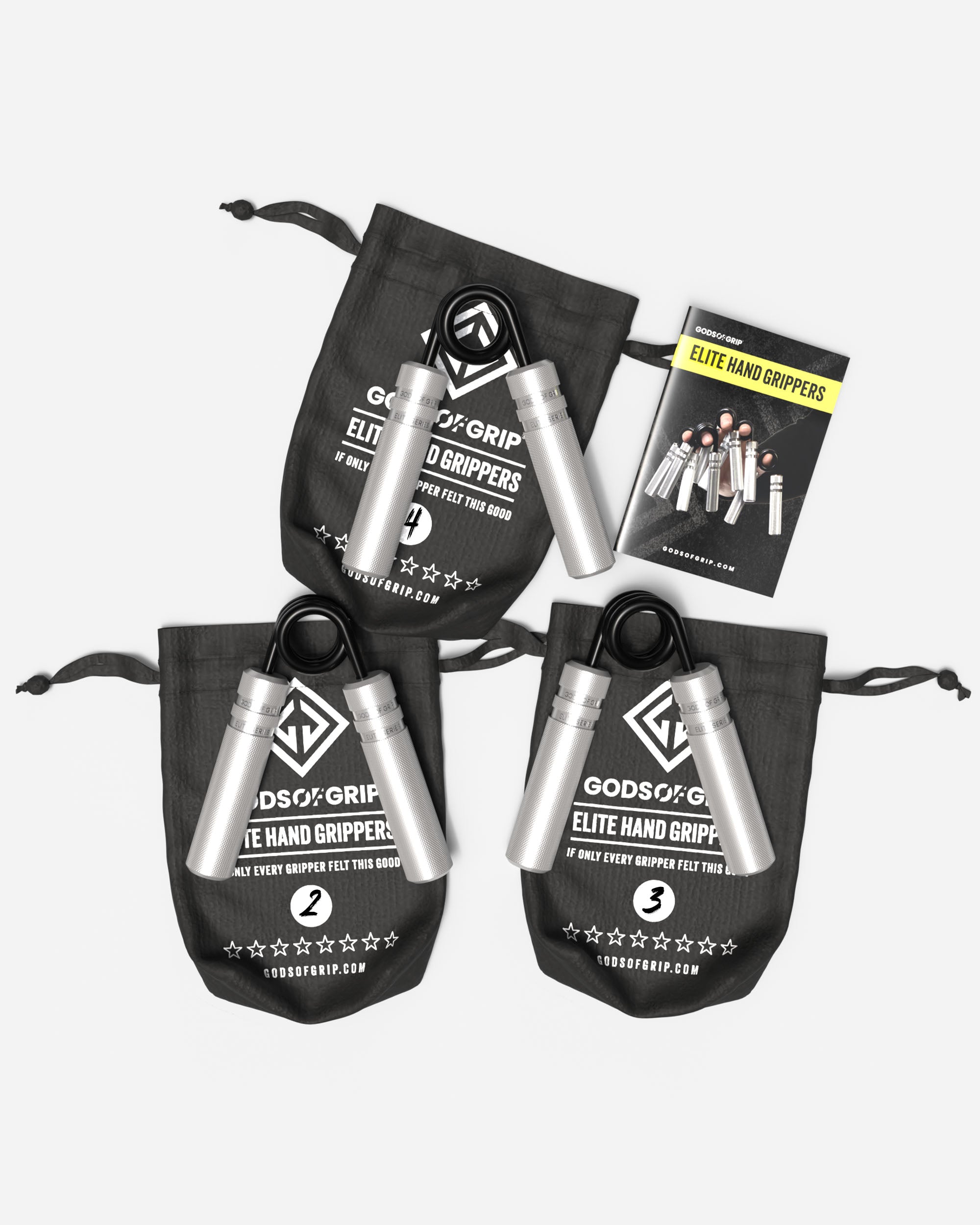 Elite Series Hand Grippers Intermediate Set