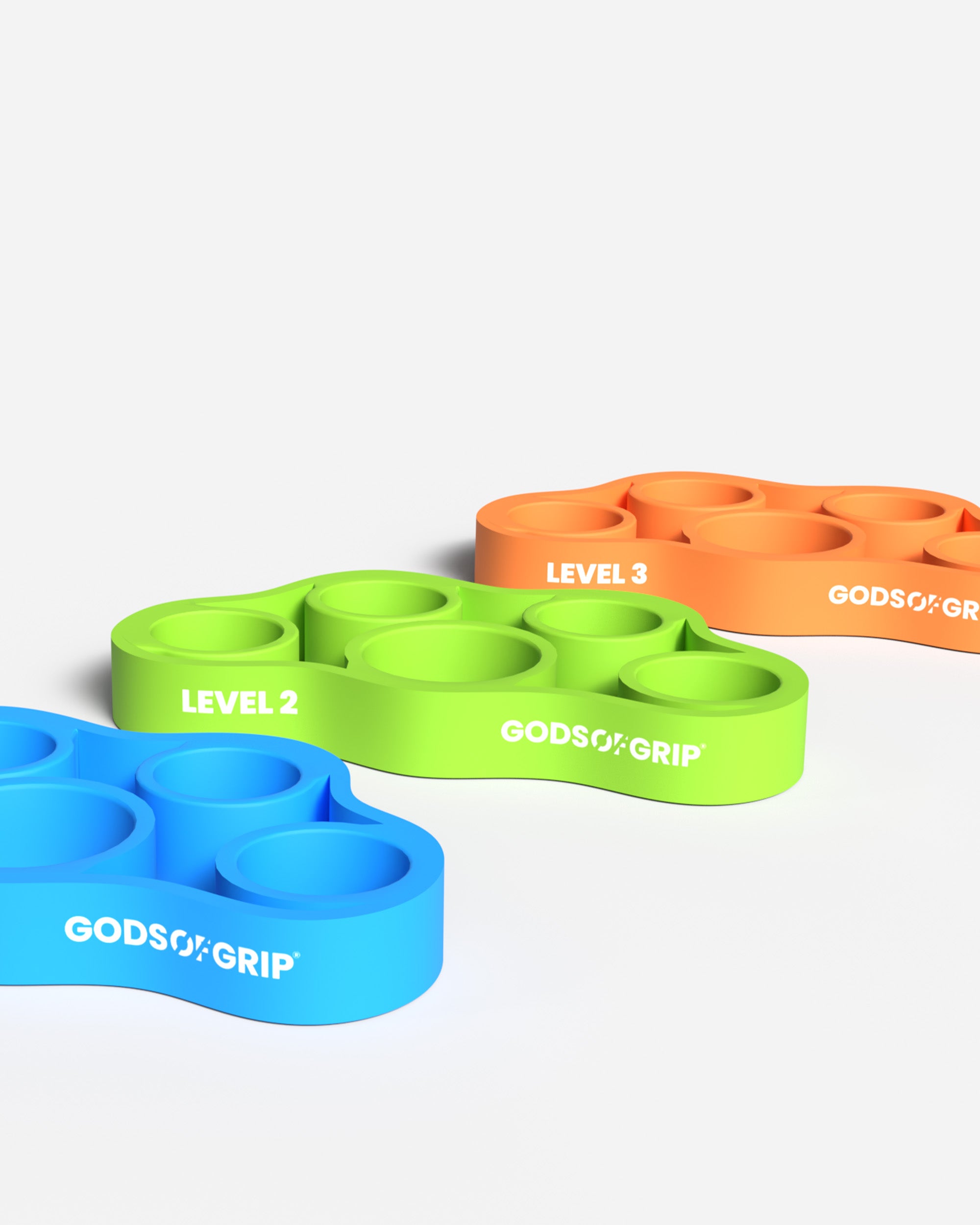 Finger Strength Extensor Bands Lay Down