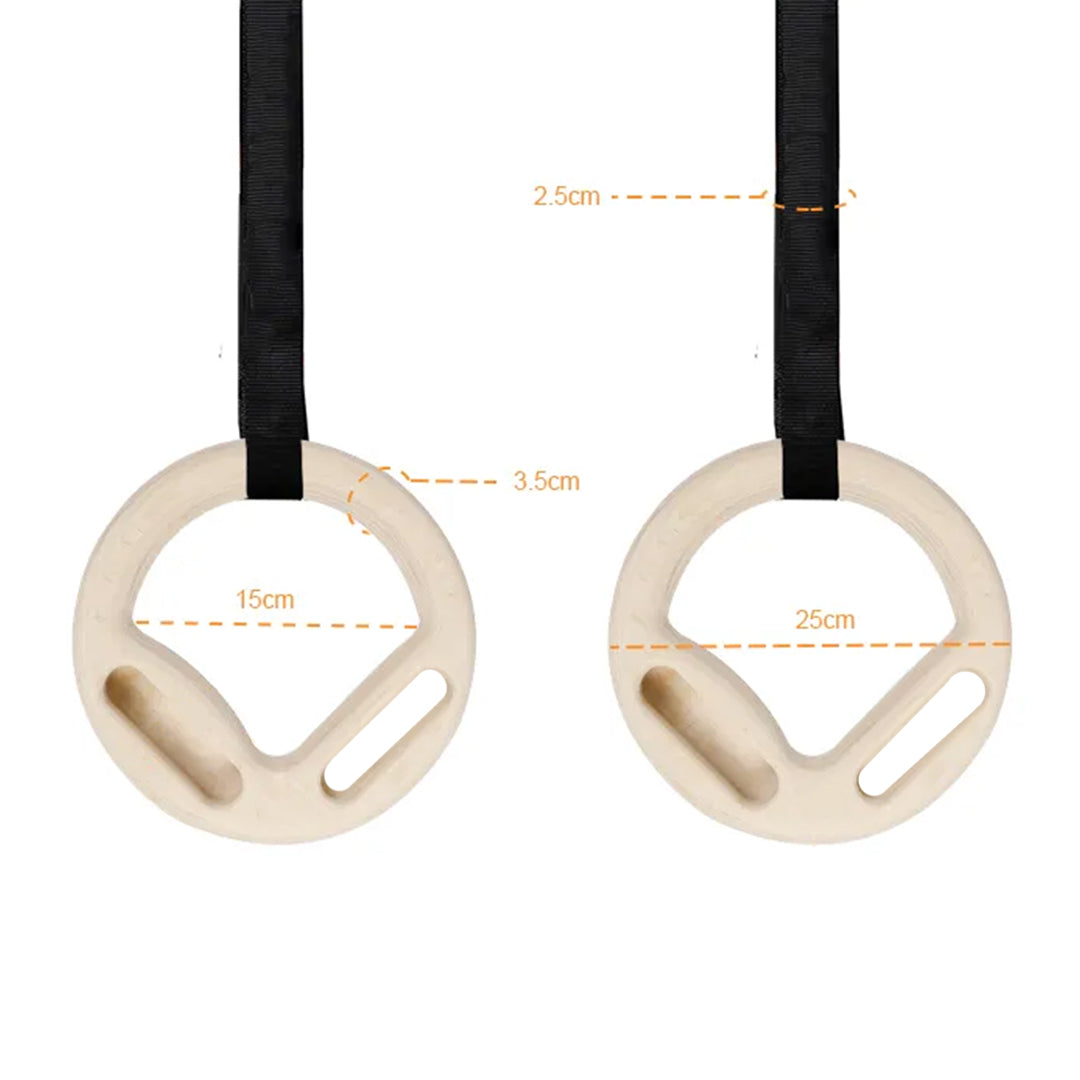 Gymnastics Rings With Finger Holds