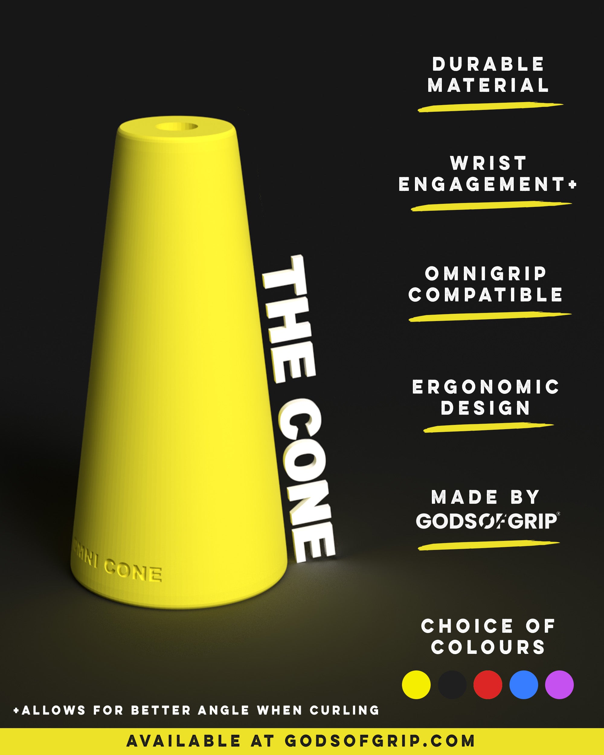 OmniGrip - The Cone Attachment Info Card