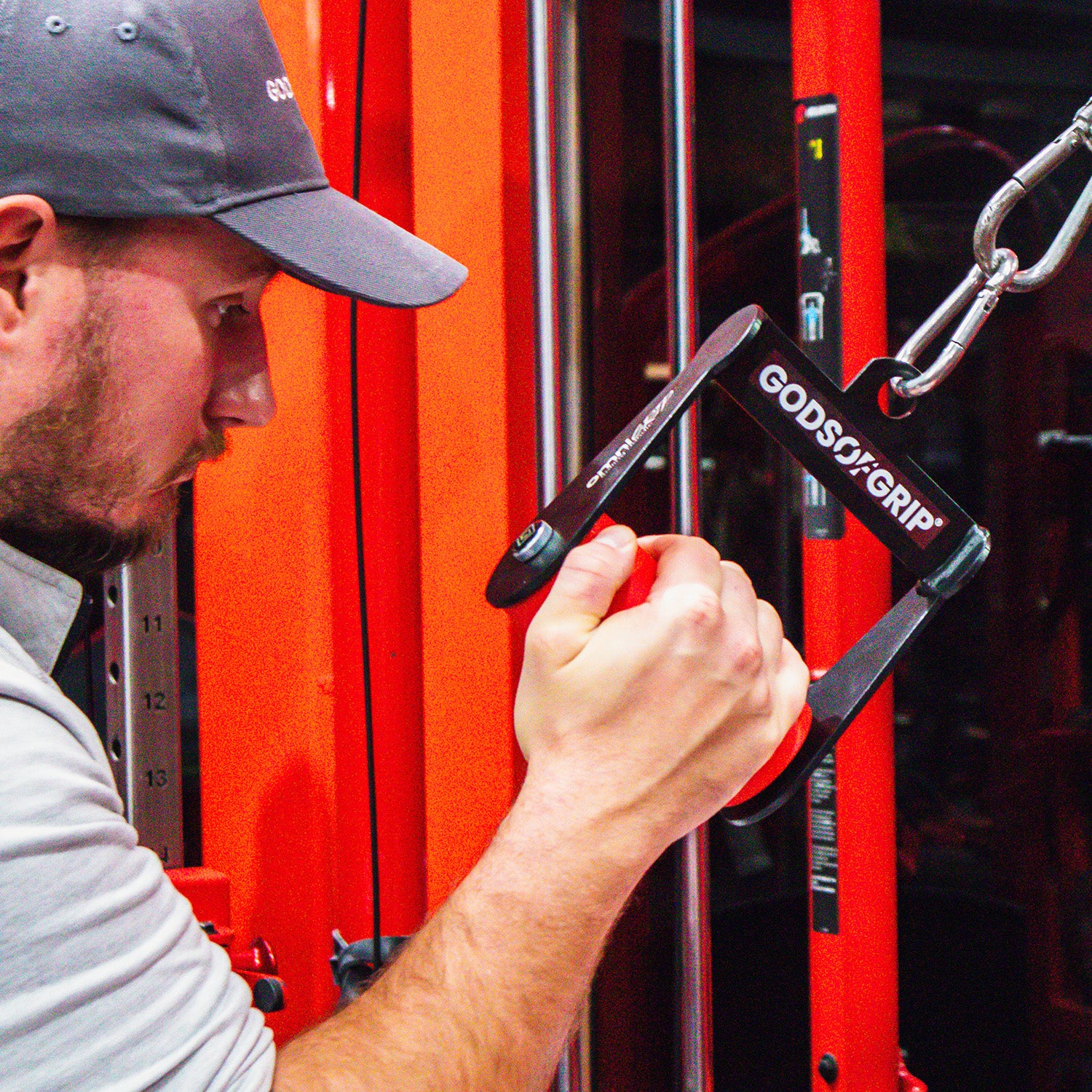 OmniGrip Tube Attachments On Cable Machine