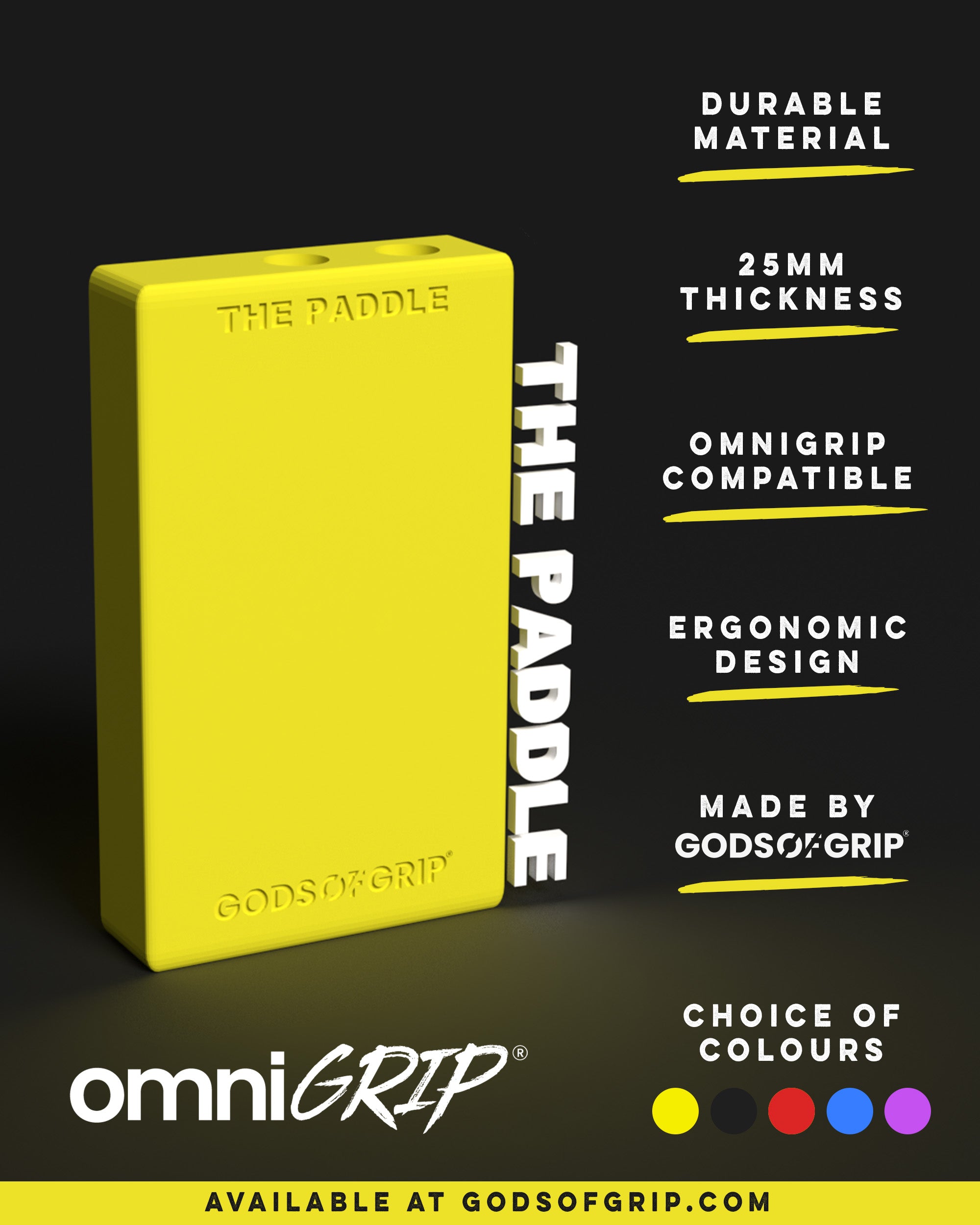 OmniGrip - The Paddle Attachment Info Card