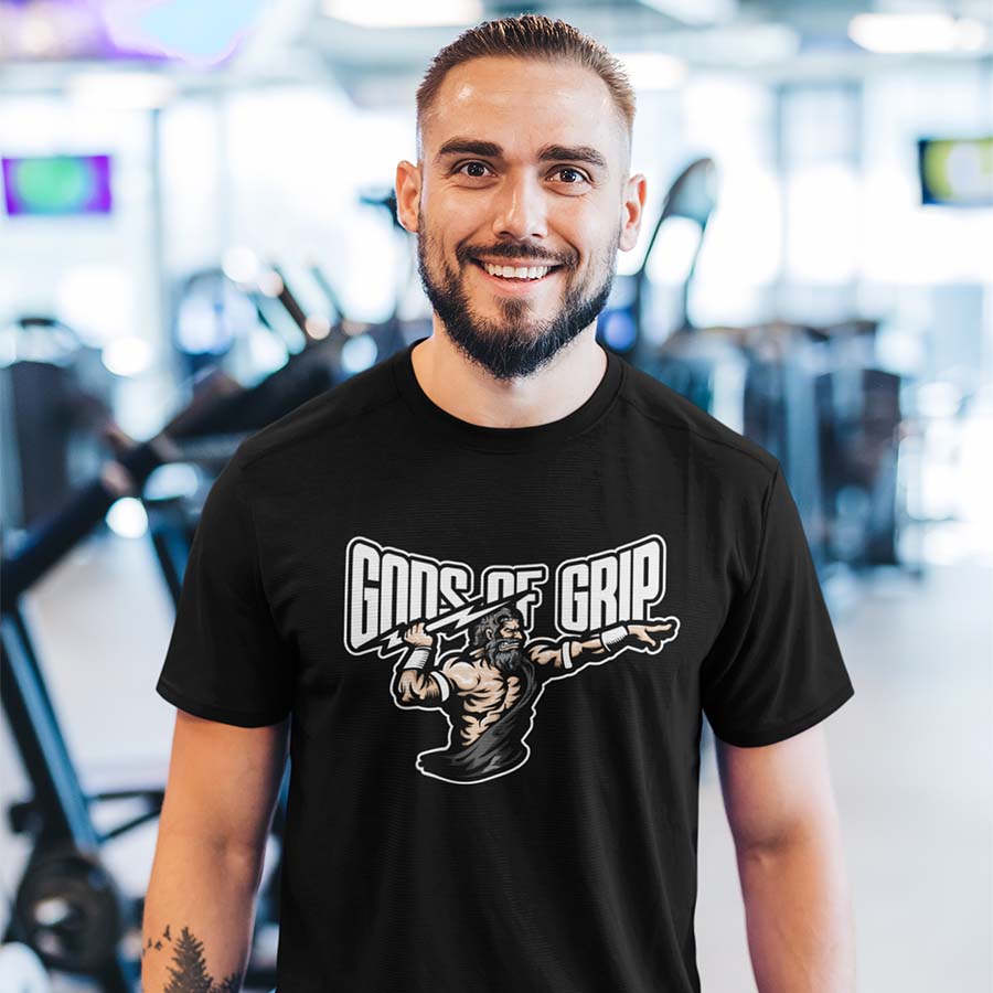 Zeus Lightning Bolt T-Shirt Model